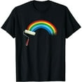 thumbnail image 1 of Painter Gift | Rainbow | Artistic, Painting, Art Teacher T-Shirt, 1 of 4