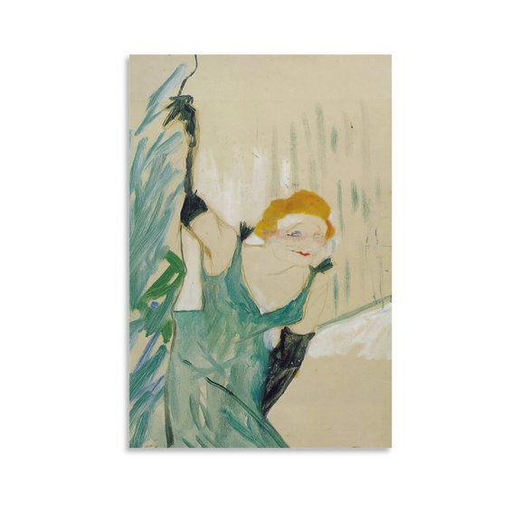 Painter Henri De Toulouse-Lautrec Famous Horse Gazelle 1 Posters Picture Print Wall Art Poster Painting Canvas Posters Artworks Gift Room Aesthetic 20x30inch(50x75cm)