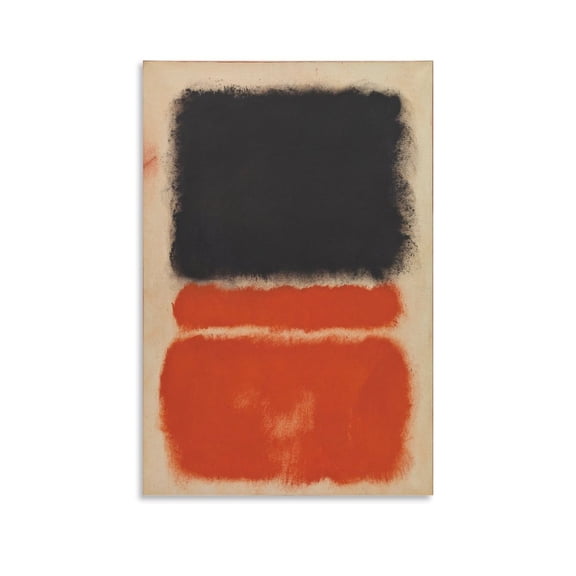 Painter Mark Rothko Abstract Color Field (Red And Black) Posters Art Poster Prints Decor Picture Painting Posters 24x36inch(60x90cm)