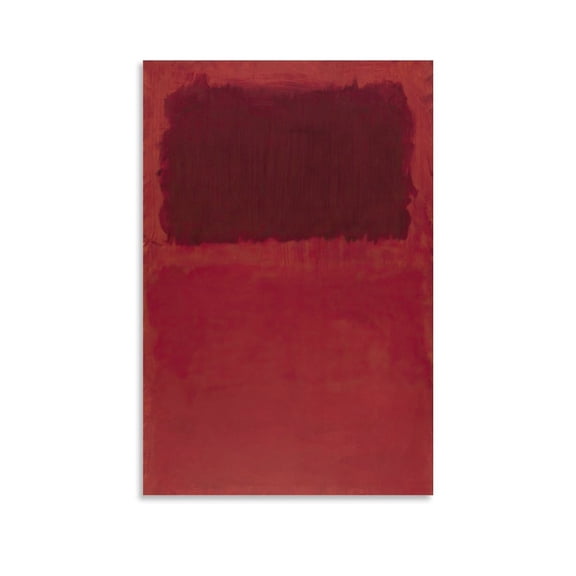 Painter Mark Rothko Abstract Color Field Scarlet Red Posters Painting On Art Poster Scroll Picture Prints Decor Posters 16x24inch(40x60cm)