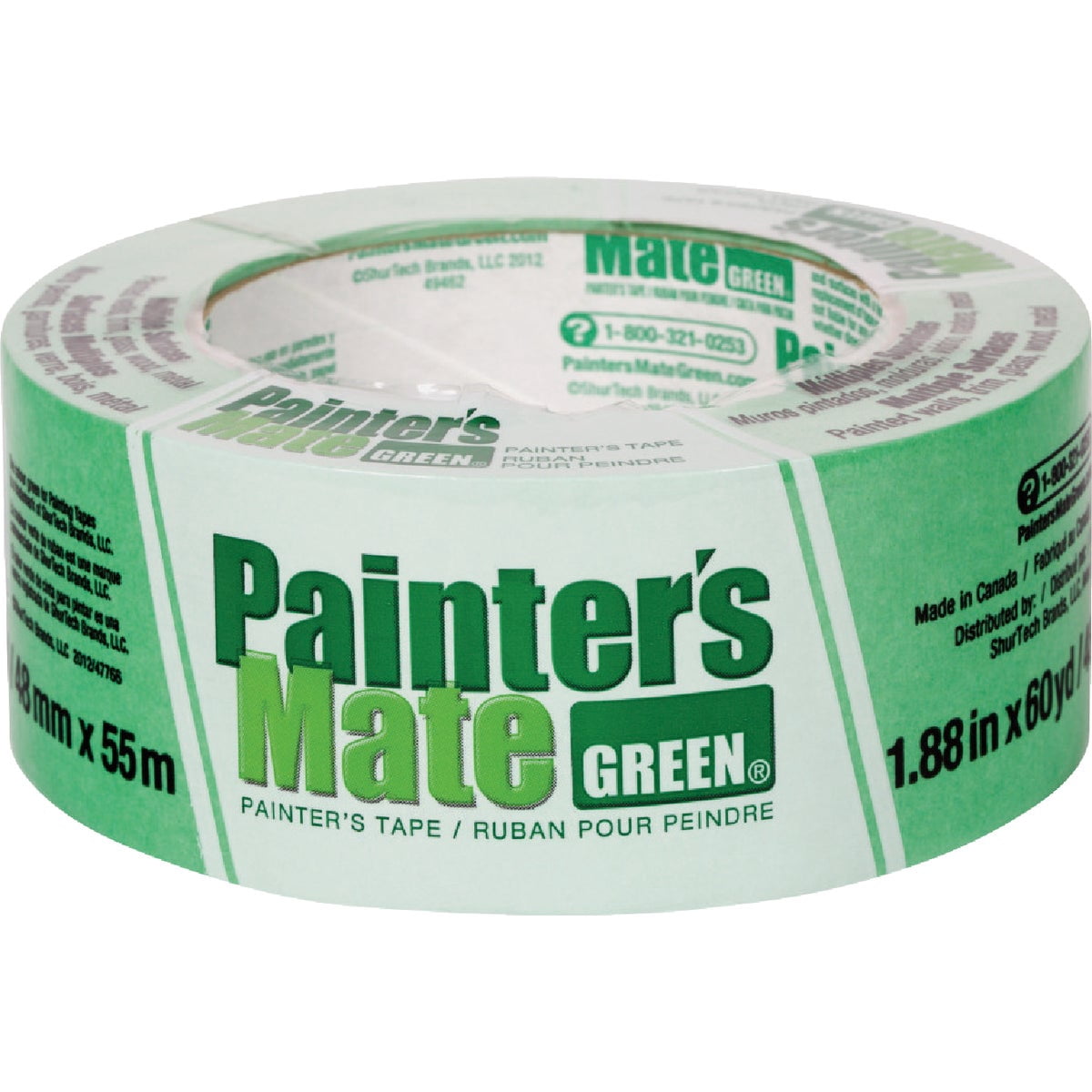 Painter'S Mate Masking Tape 1.88 " X 60 Yard Green