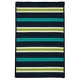 thumbnail image 1 of Painter Stripe Rug - Navy Waves 3'x5', 1 of 1