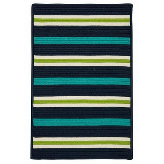 Painter Stripe Rug - Navy Waves 3'x5'