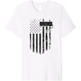 thumbnail image 1 of Painter US Flag Painter Paint Roller Painting Premium T-Shirt, 1 of 4