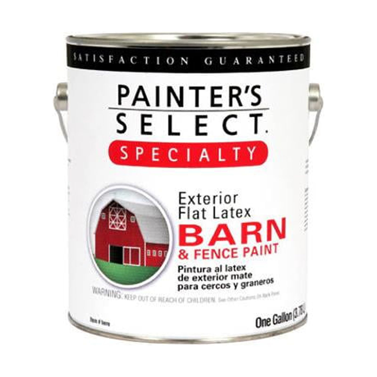 Painter's Select 940GL Speciality Barn & Fence Paint, Latex, Flat