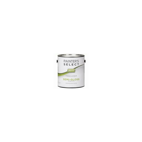 Painter's Select CPSGP-GL Acrylic Latex Paint, Interior/Exterior, Semi-Gloss Pastel Base, 1 Gallon - Quantity 1
