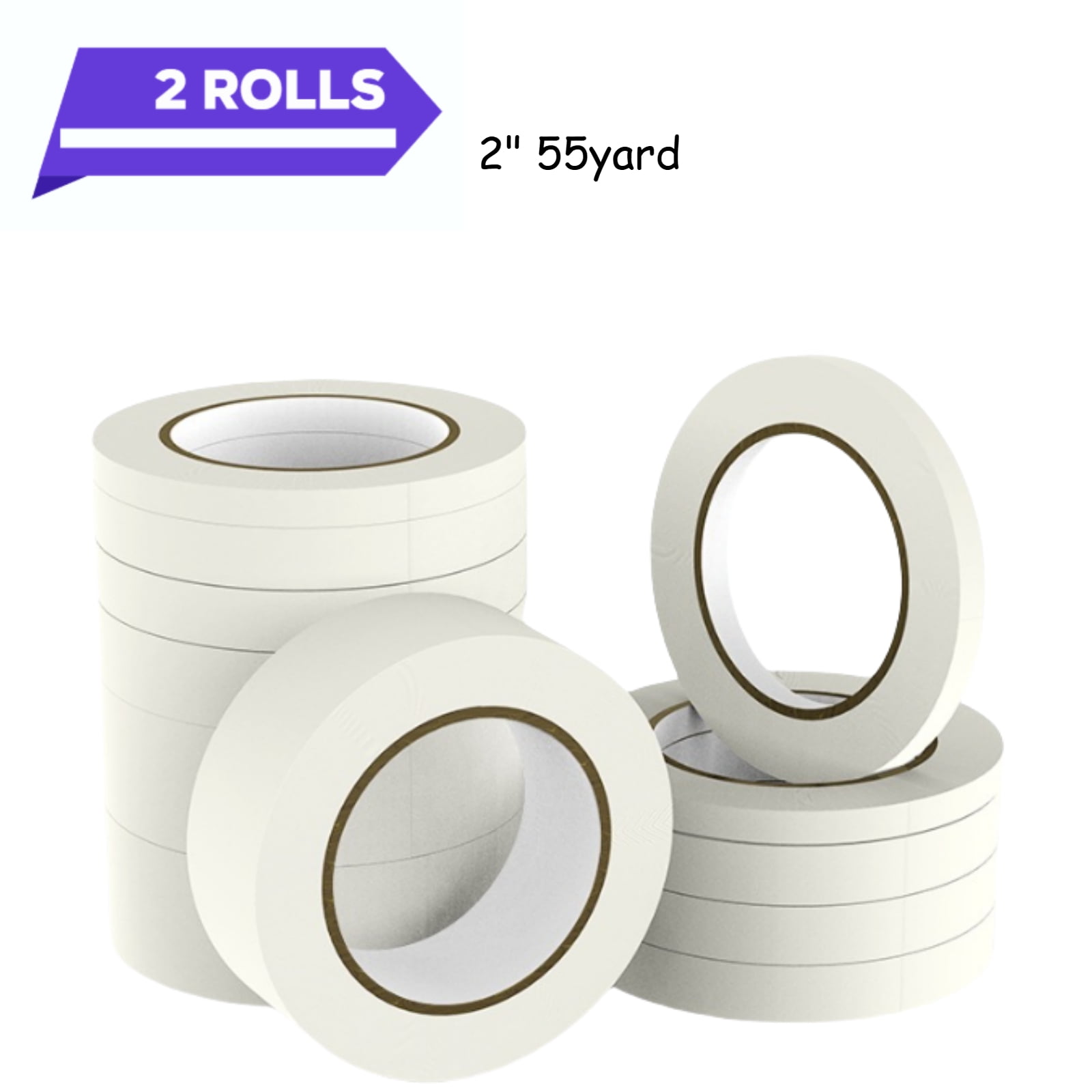 Painter's Tape, Masking Tape for Multi-Purpose, Painting Projects, DIY Crafts, Easy Removal, Anti-UV