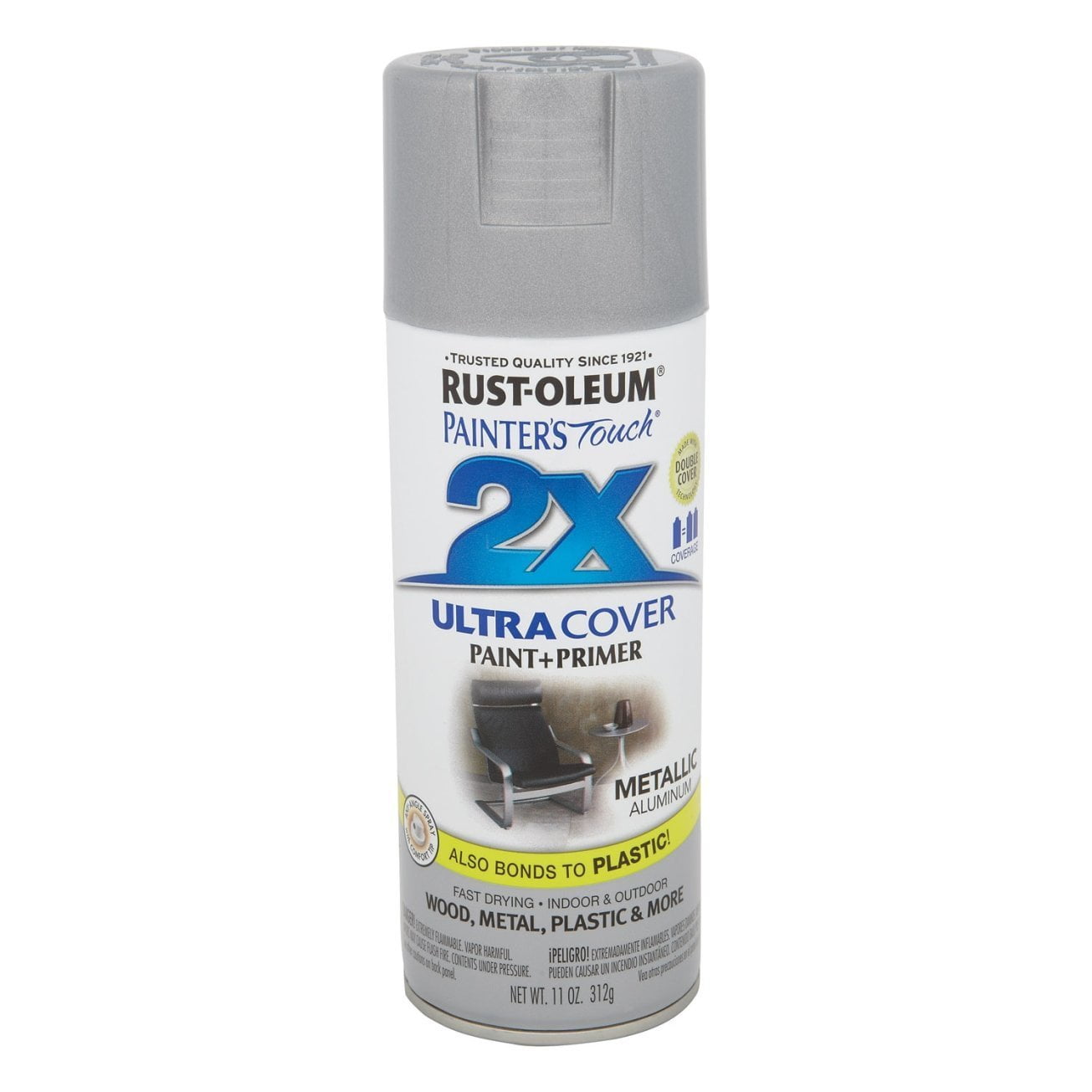 Painter's Touch 2X 12 Oz Metallic Aluminum Cover Spray Paint [Set of 6]