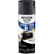 Painters Touch 2X Ultra Cover Black Semi Gloss 12 oz Spray Paint, 6 Pieces