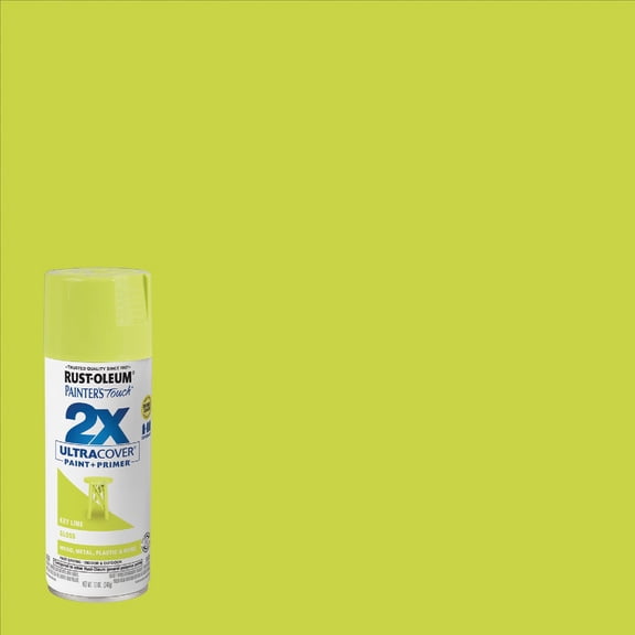 Rust-Oleum Painter's Touch 2X Ultra Spray Paint - Multicolor, Blue, 12 oz Interior & Exterior Use, Professional Finish