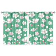 thumbnail image 1 of Painterly Floral Curtains 42x54 Inch, 2 Panels Rod Pocket Blackout Drapes for Bedroom or Studio Room, 1 of 2