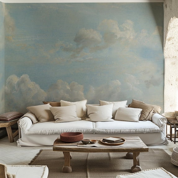Painterly Sky and Cloud Wallpaper