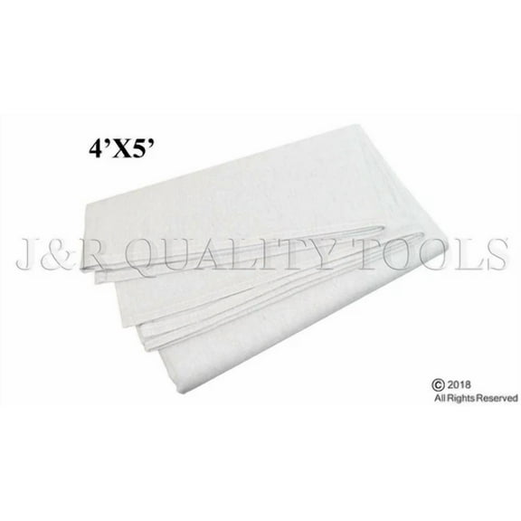 Painters Cotton Canvas Paint Drop Cloth 4 X 5Ft | Washable & Reusable