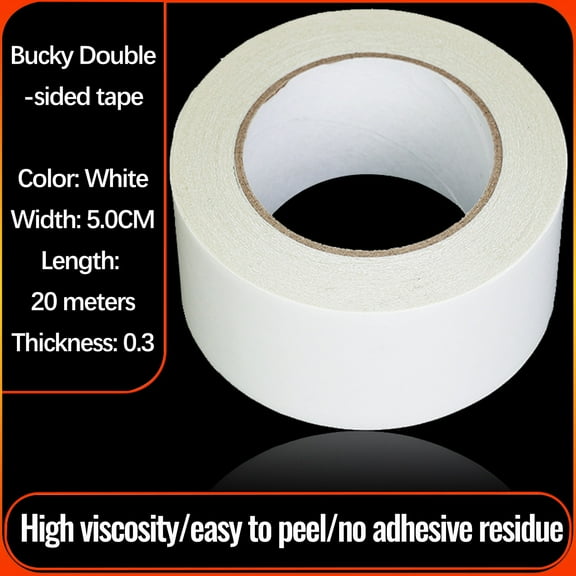 Painters and Masking tape Cloth Base Adhesive Tape,Strong Adhesion,No Residual Adhesive,Double-Sided Tape,Wedding Carpet Fixing,Carpet Adhesive,Double-Sided Cloth Base Adhesiv