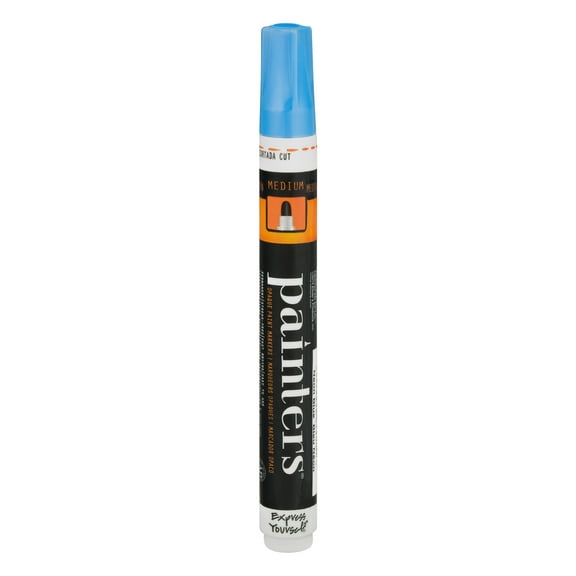 Painters Opaque Neon Blue Medium Tip Paint Markers, 1 Each