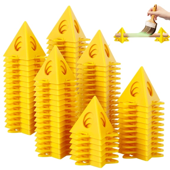 Painters Pyramid Stands,200Pcs Painting Stands Pyramids Mini Cone Paint Tripods for Door Risers Support Painter Elevated Cabinet Pouring Accessories