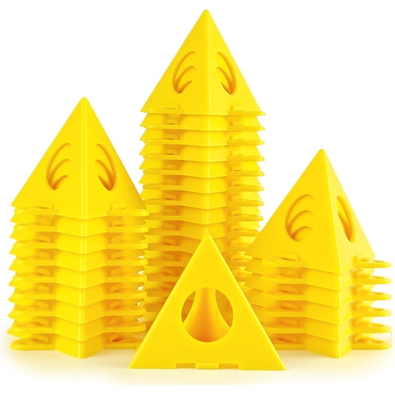 Painters Pyramid Stands 30 Pcs Paint Triangle Stands,Mini Painting Pyramid Stand,Paint Pyramids,Perfect for Painting Canvas Cabinet and Door Risers Support