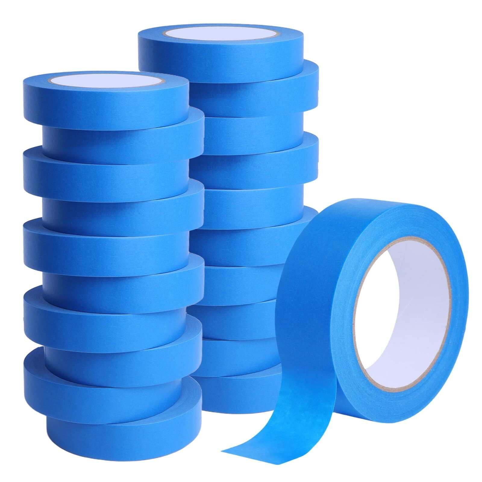 Painters Tape - 1 Inch Wide x 55 Yards Masking Tape Bulk Protects Wall ...