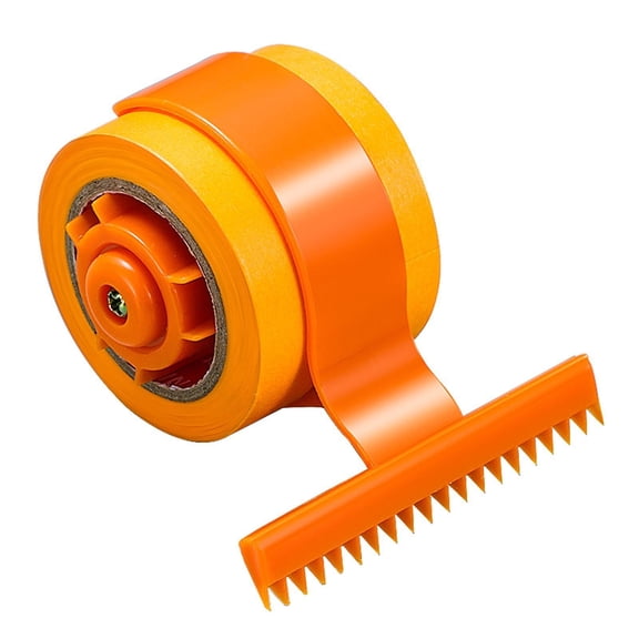 Painters Tape Applicator Tool, Adjustable Masking Tape Dispenser with Built-In Scraper, for Precision Edges Trim Painting, Home Renovation Diy, 1 Set of Adhesive Sticky ...