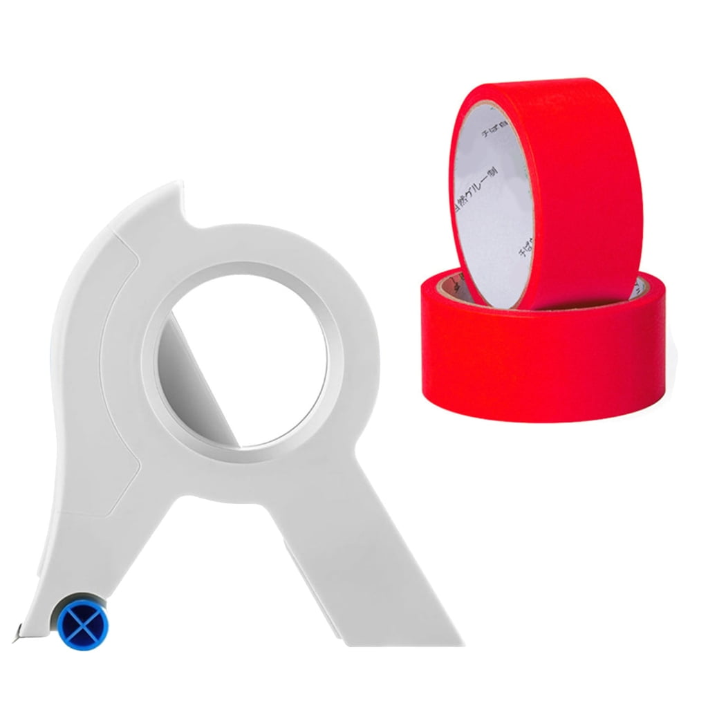 Ergonomic Painter Tape Applicator with 1.37Inchx22Yards Decorating Masking Tape