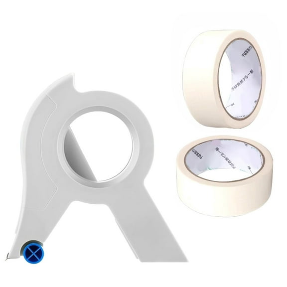 Painter Tape Applicator with 1.37Inchx22Yards Decorating Masking Tape Masking Tape Dispenser for Floor Window Door