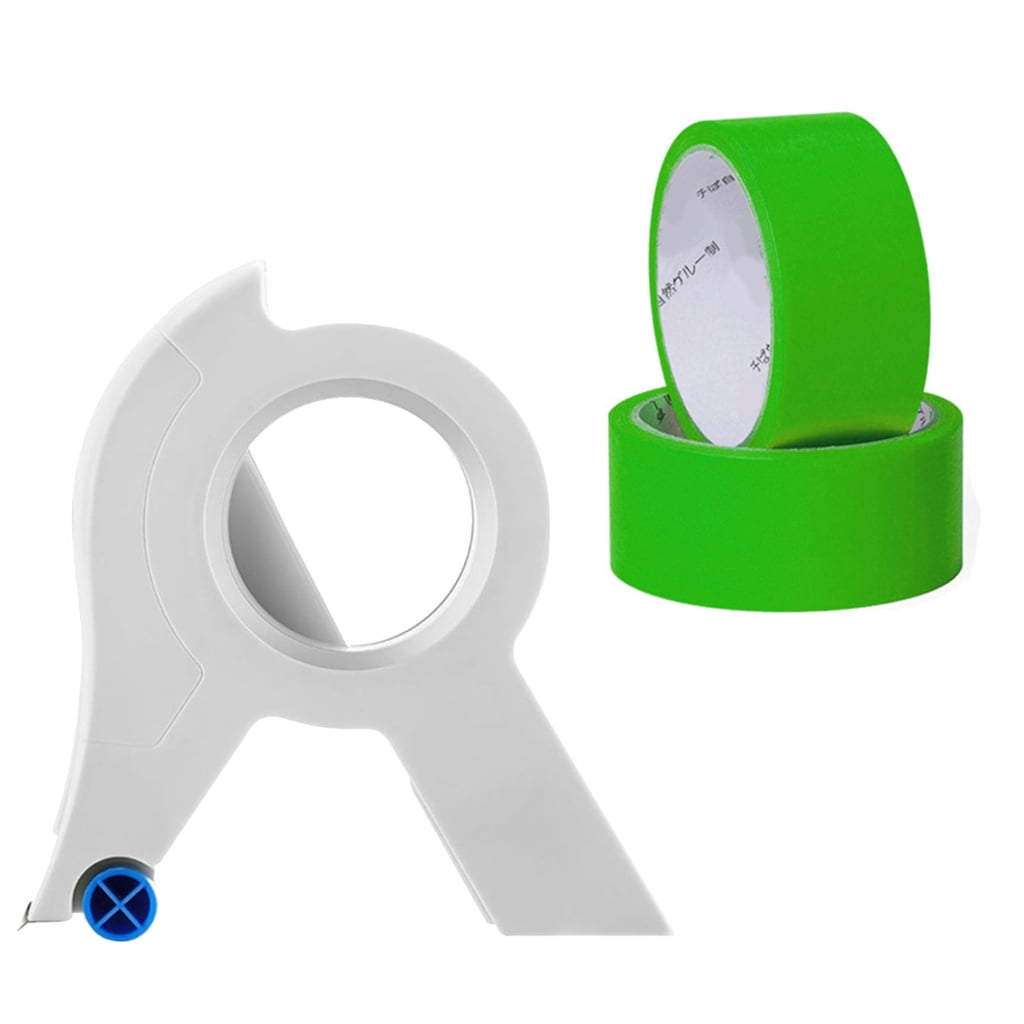 Ergonomic Painter Tape Applicator with 1.37Inchx22Yards Decorating Masking Tape