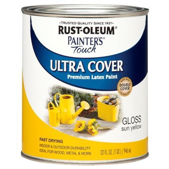 Painters Touch 1945-502 1 Quart Sun Yellow Painters Touch Multi-Purpose Paint