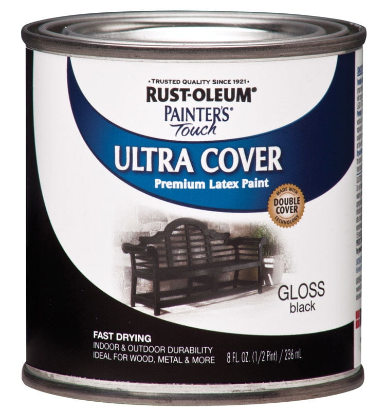 RustOleum Painters Touch Ultra Cover Gloss Black Indoor/Outdoor Metal