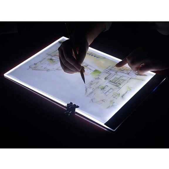 Painting A4 Ultra-Thin Portable LED Light Box Tracer USB Power Dimmable Brightness LED Artcraft Tracing Light Pad for Artists Drawing Sketching Animation Stencilling X-ray Viewing