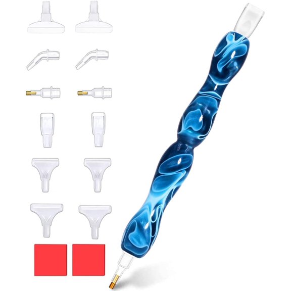 Painting Art Drill Pen Tool Accessories kit, Rhinestone  Picker for  Art  X Blue