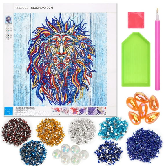 Painting Arts and Crafts for Kids 8 9 10 11 12 Year Old Girl Gifts, Diamond Paint by Numbers Kit Presents for 10 11 12 13 Year Old Girls Teenage Kids Adults, Easter Christmas Birthday Gifts