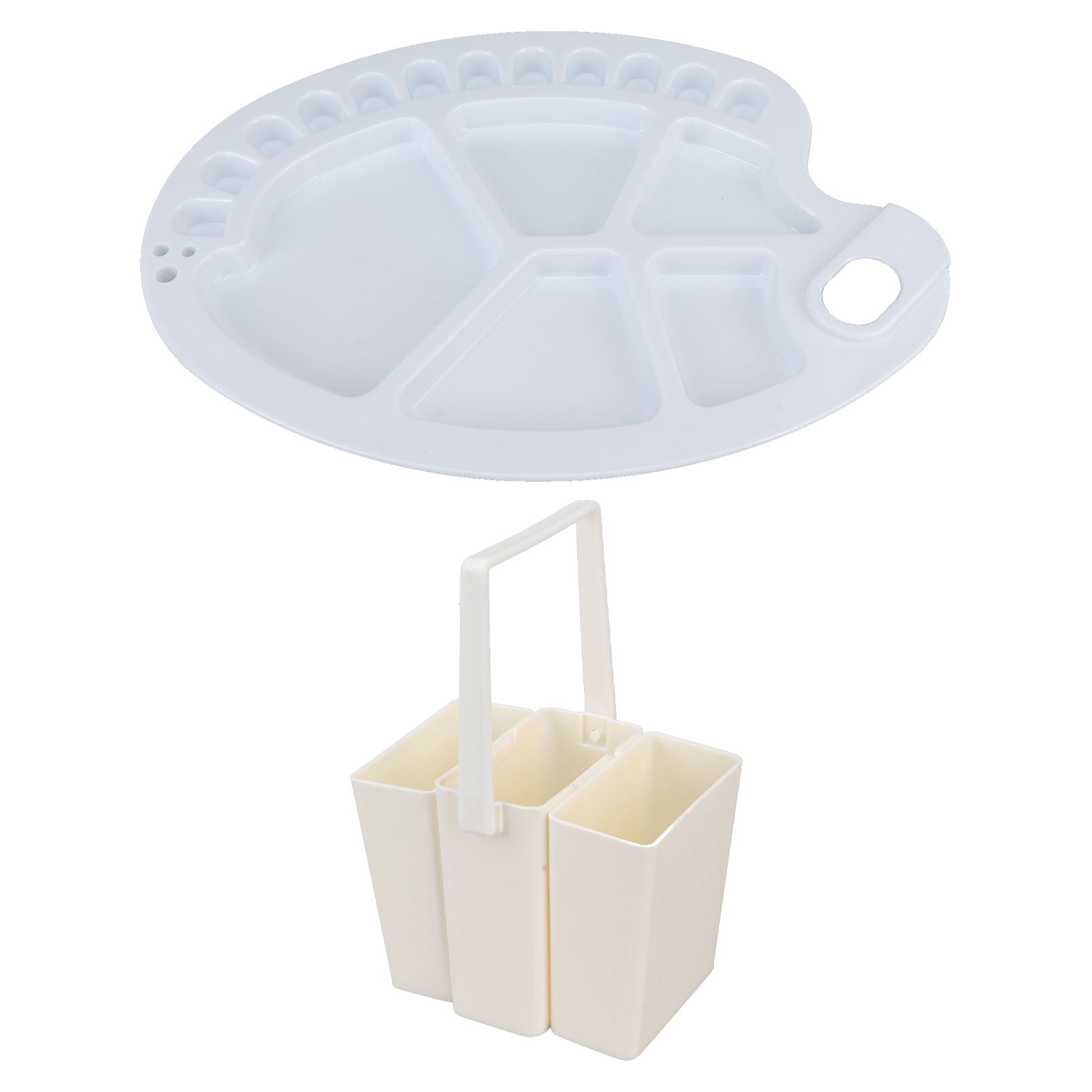 Collapsible Bucket Camping Kukiwhy 2 PCS Collapsible Paint Brush Washer, Portable Silicone Washing Bucket Brush Holder Cleaner Painting Water Cup For Watercolor Oil Painting Silicone Oil