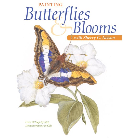 Pre-Owned Painting Butterflies & Blooms