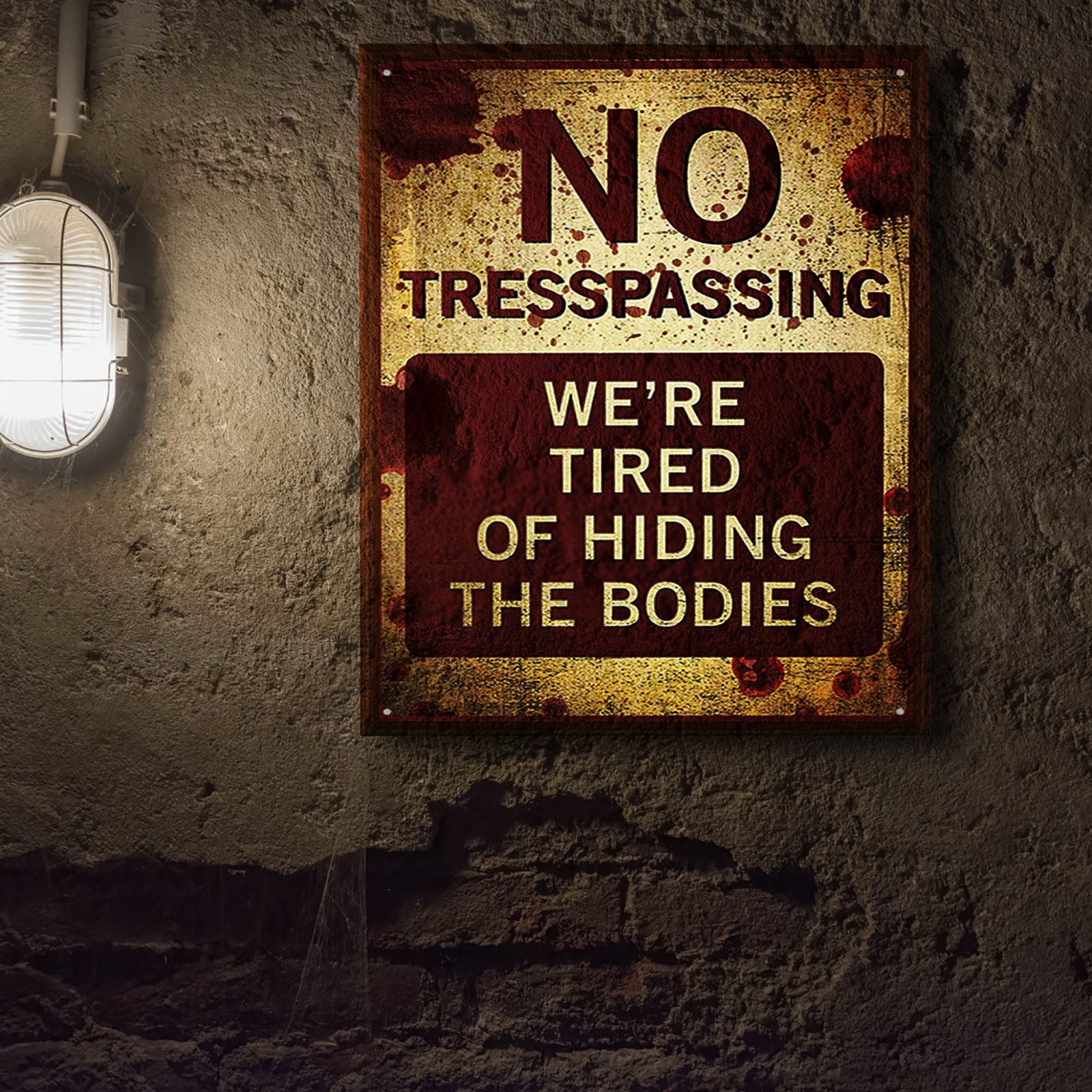 Painting Canvas Kits for Boys 2024 No Trespassing Vintage Public