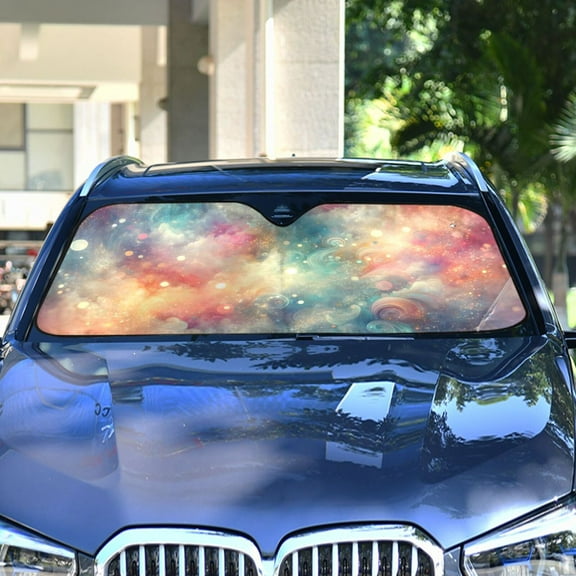 Painting Colors Automotive Front Car Windshield Sun Shade Reflector Foldable for Front Fit for Cars Truck SUVs