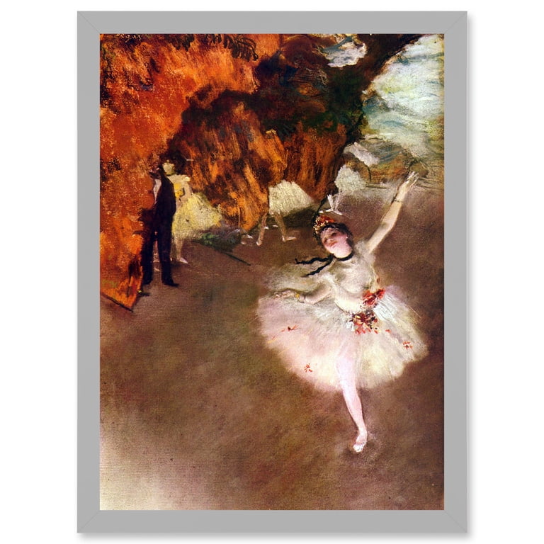 Wee Blue Coo Edgar Degas Ballet Class Old Master Painting Art Print Poster Wall Decor 12X16 Inch : Edgar Degas