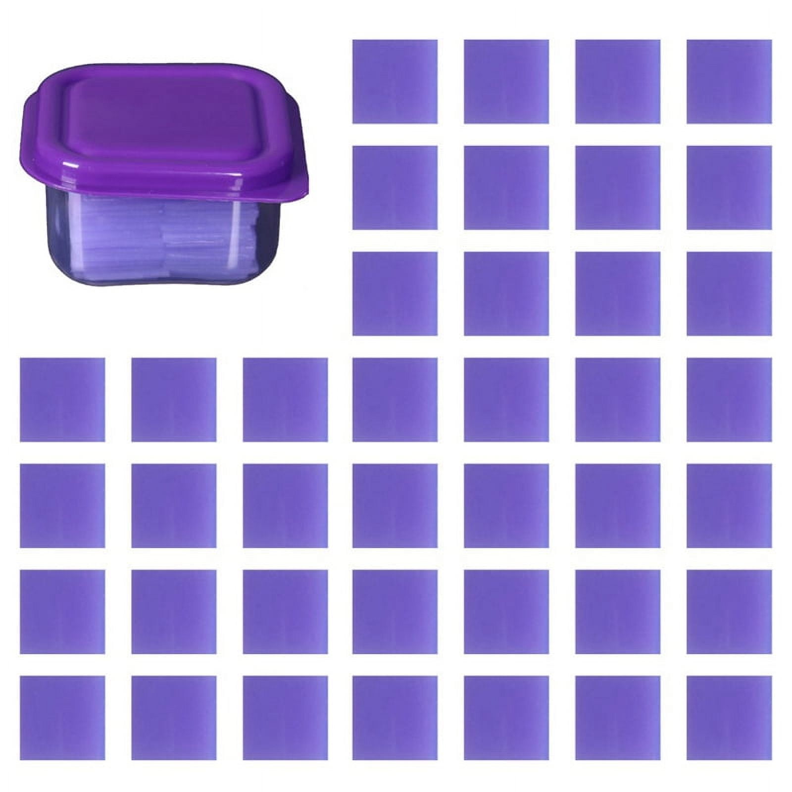 Purple Diamond Painting Glue Clay & Wax Organizer Box – DIY Craft Accessories For Mosaic Art