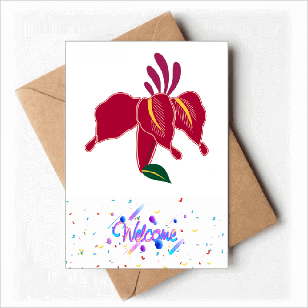 Painting Japanese Culture Beautiful Welcome Back Greeting Cards Envelopes Blank