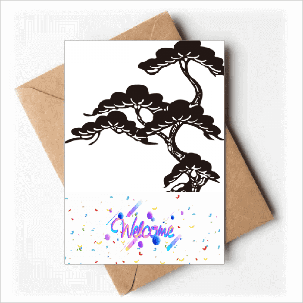 Painting Japanese Culture Blue Welcome Back Greeting Cards Envelopes Blank
