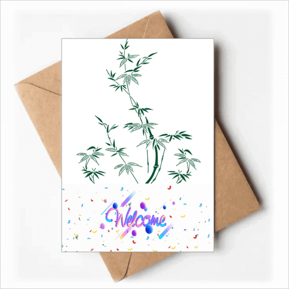 Painting Japanese Culture Welcome Back Greeting Cards Envelopes Blank