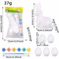thumbnail image 1 of Painting Kit Bunny,Paint Your Own Bunny Kit,Paint Your Own Bunny Statues,Easter Diy Unpainted Figurines Kit,Painting Kit for Kids 6-12, Arts and Crafts for Kids Ages 8-12,Toys Girls Boy Gift, 1 of 1