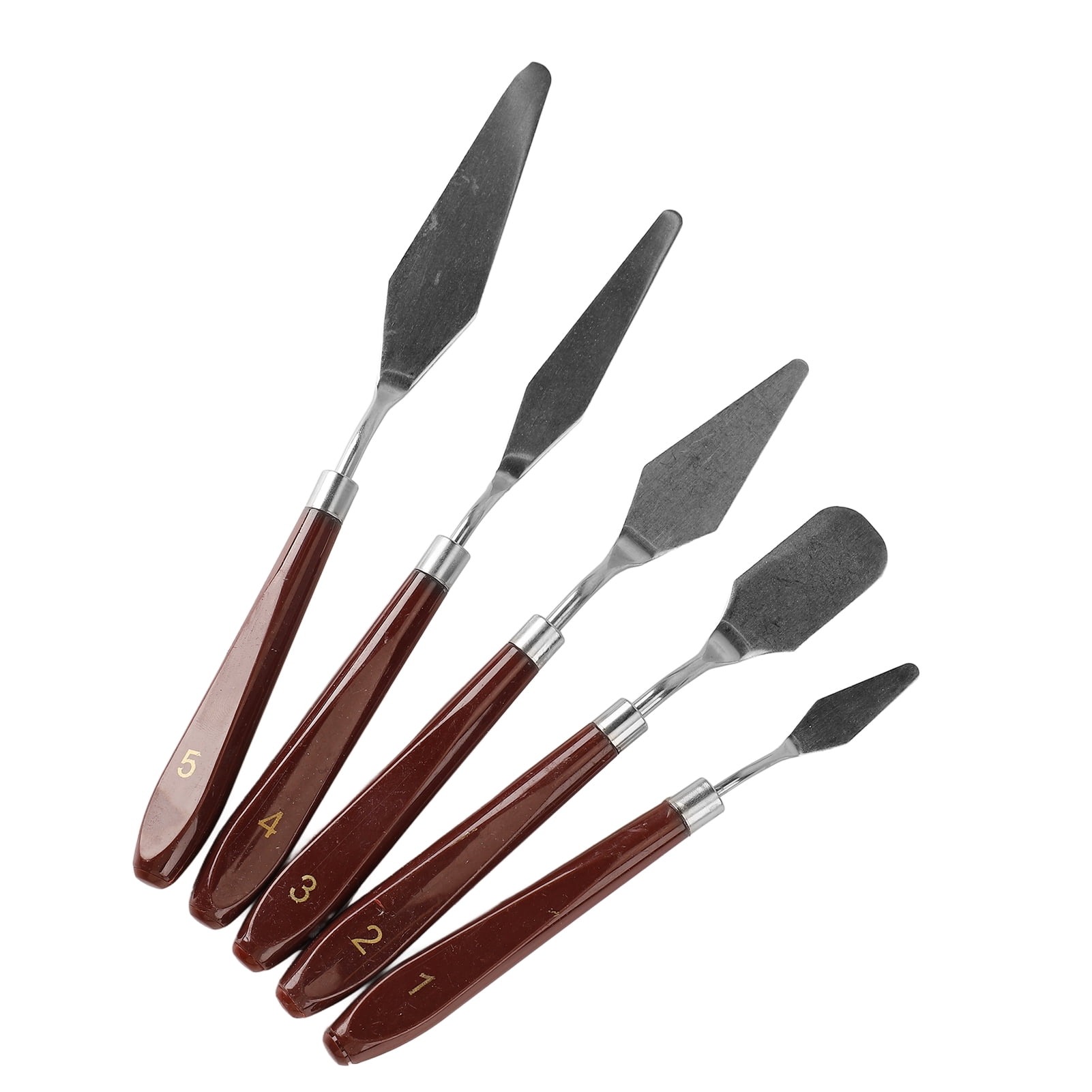 Painting Knife Set, 5 Pieces Stainless Steel Blade Multi Purpose Paint