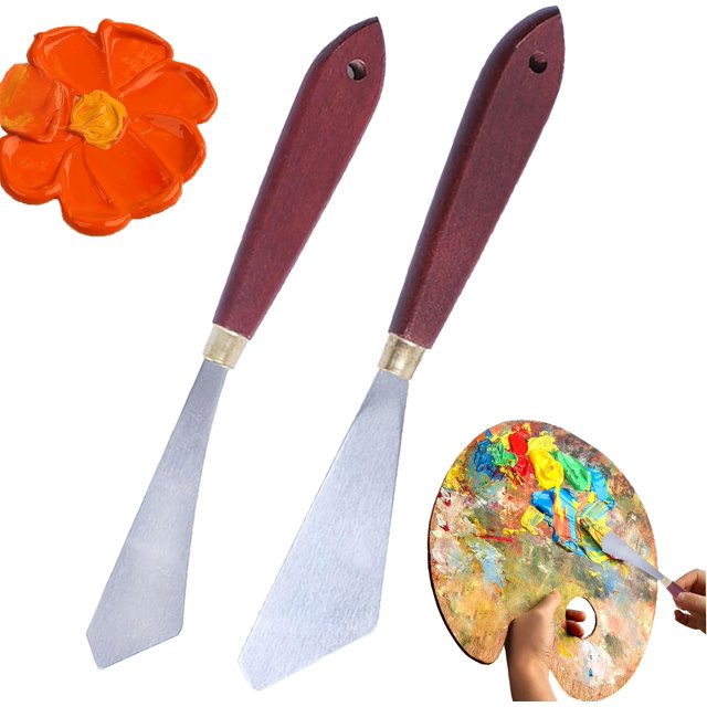 Painting Knife Set - Stainless Steel Palette Knife Oil Painting Mixing ...