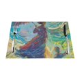 Painting of with Meal mat, heatresistant dining table mat, washable