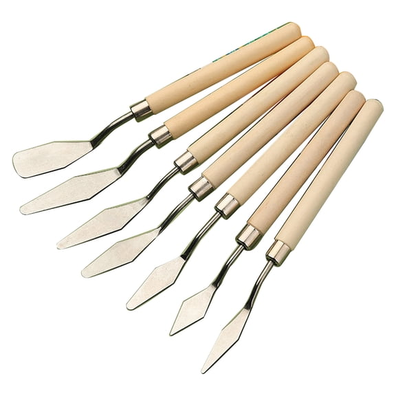 Painting Mixing Scraper Palette Painting Art Spatula with Handle Tools for Oil Canvas Art Student 7