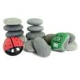 thumbnail image 1 of Painting Pebbles | 15 Medium Painting Rocks, Blueberry, 2"-3", 1 of 7