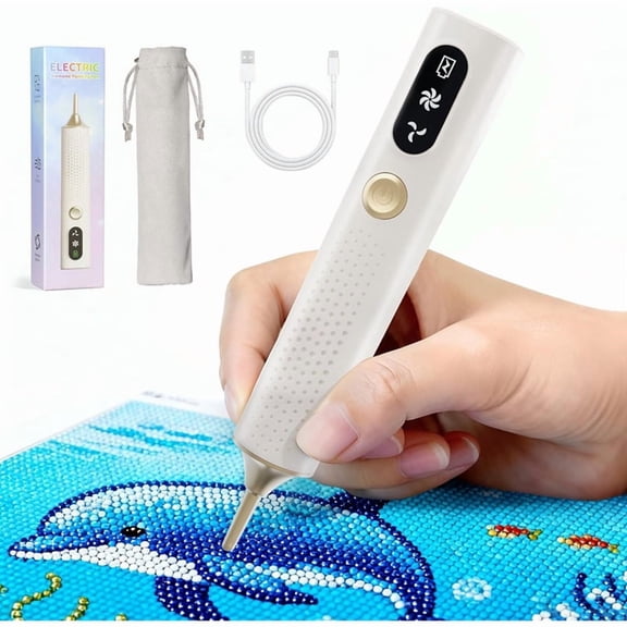 Painting Pen for Adults and kids, Rechargeable Cordless ABS Pen, Adjustable Suction, No Wax Needed, 1-Pack