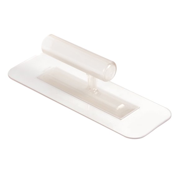 Trowel Plastering and Paint Round/Square End Plastering Tools 1.9mm Thickness Transparent Plastic Trowels