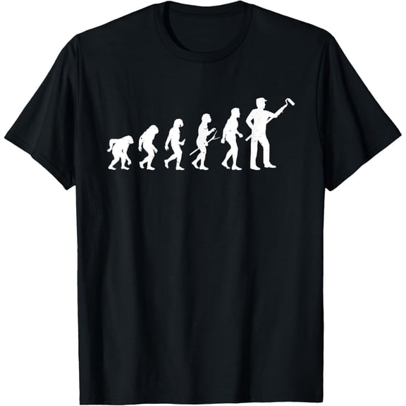 Painting Profession Painter Evolution T-Shirt men and women can wear, black, white, gifts