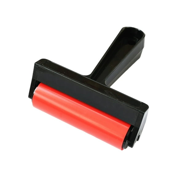 Painting Roller DIY Tool With Plastic Handle And Rubber Pressure Wheel For Canvas Art